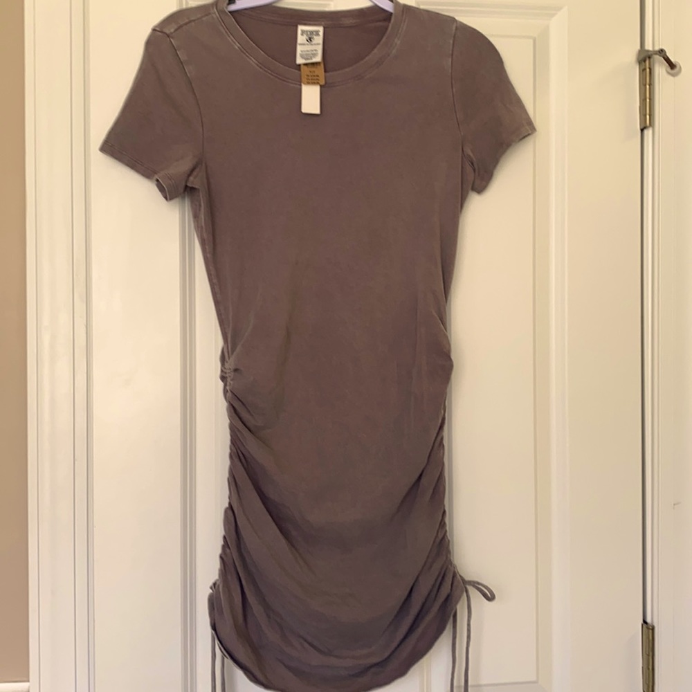 Pink swimsuit cover up